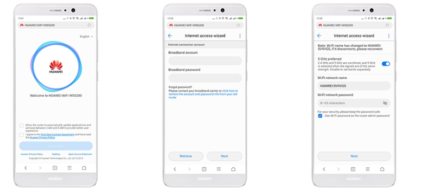 WS5200-23 brezžični usmerjevalnik HUAWEI